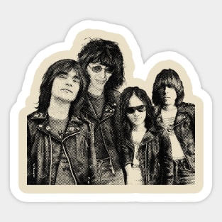 Ramones Halftone Sticker